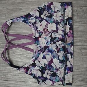 Lululemon Purple Floral Sports Bra 6
